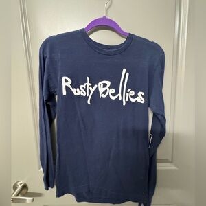 Rusty Bellies Restaurant Long Sleeve Tee Size S